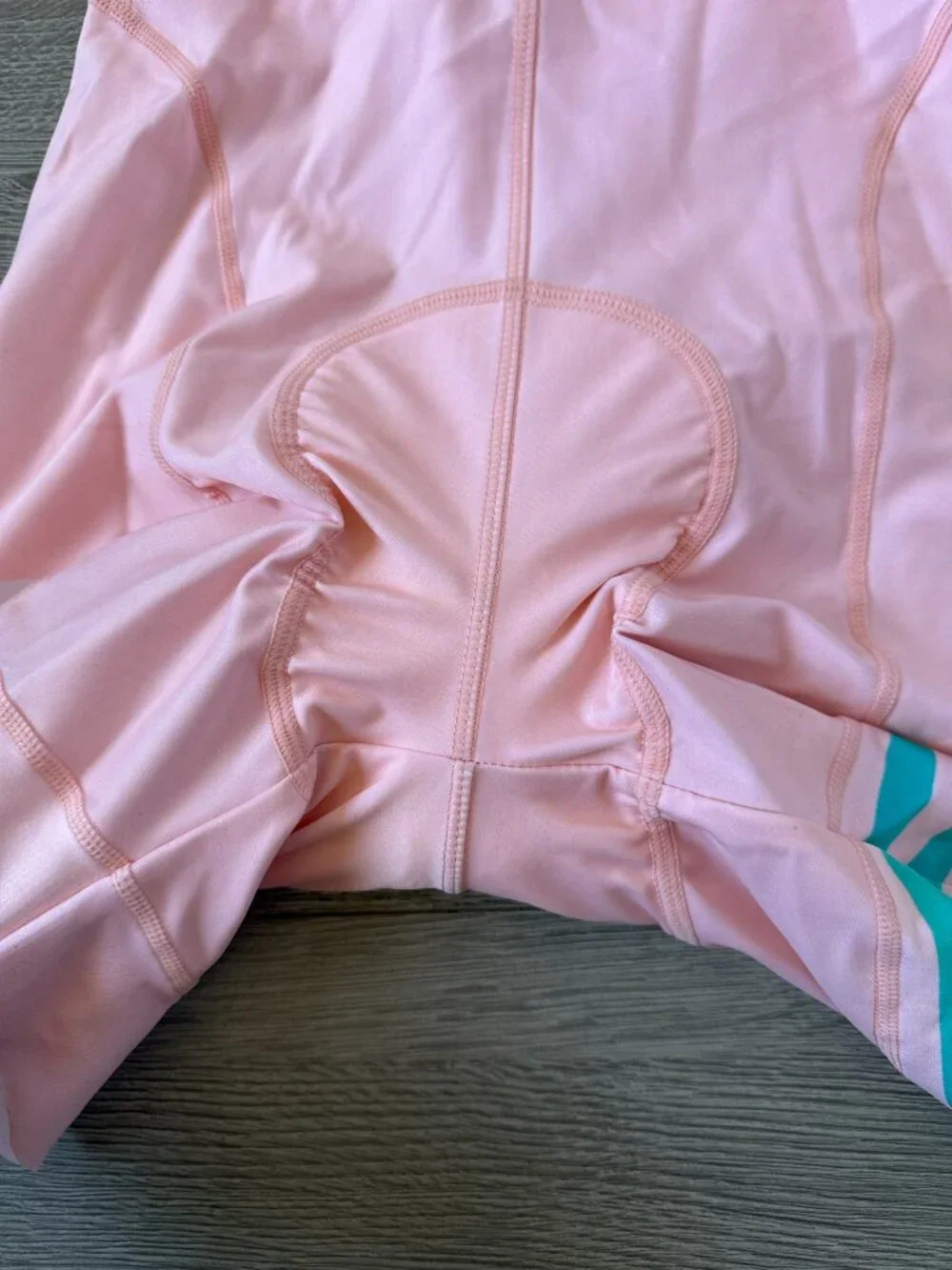 VV Sport Design Women's Pink Cycling Jersey & Bib Shorts Set Size S